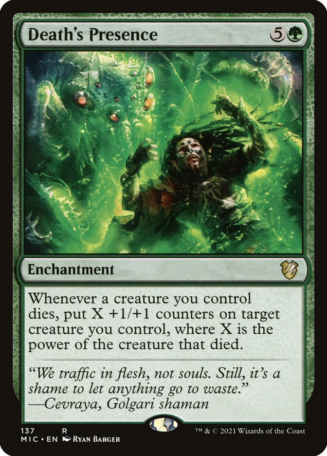 Presença da Morte / Death's Presence - Magic: The Gathering - MoxLand