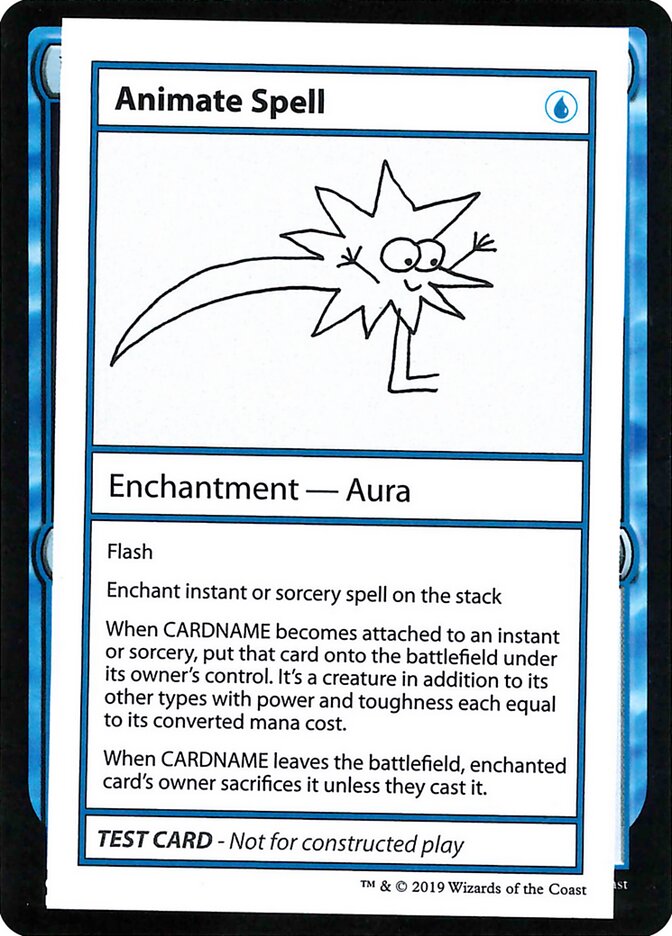 Animate Spell - Magic: The Gathering - MoxLand