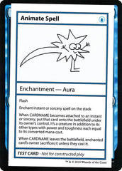 Animate Spell - Magic: The Gathering - MoxLand