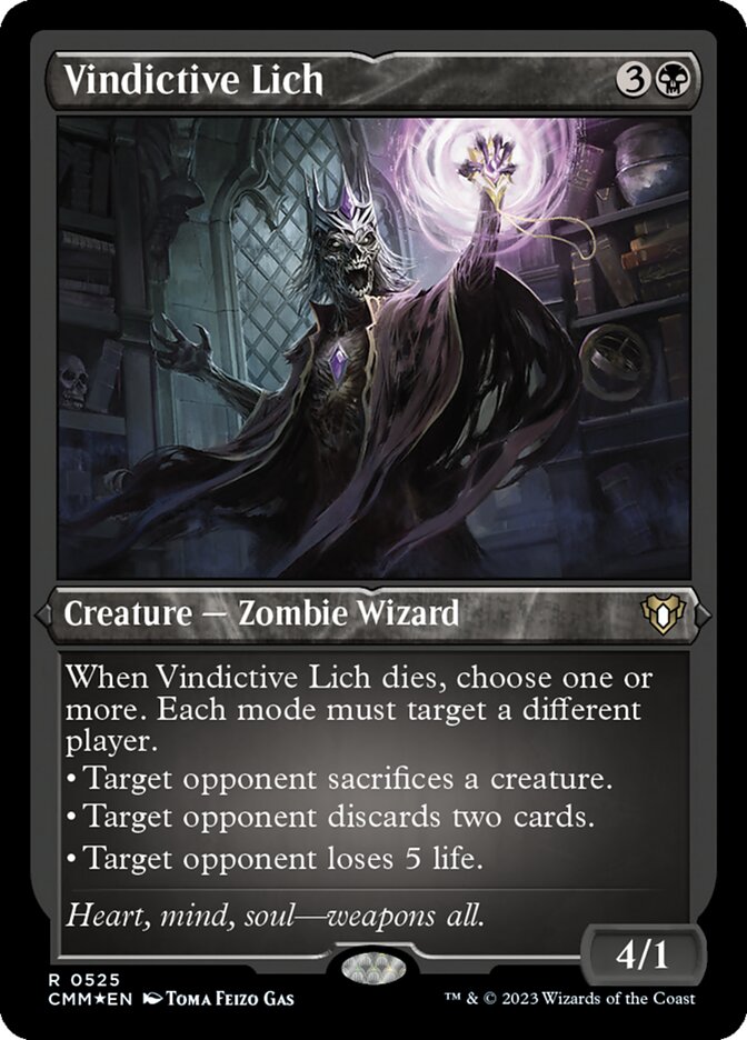 Lich Vingativo / Vindictive Lich - Magic: The Gathering - MoxLand