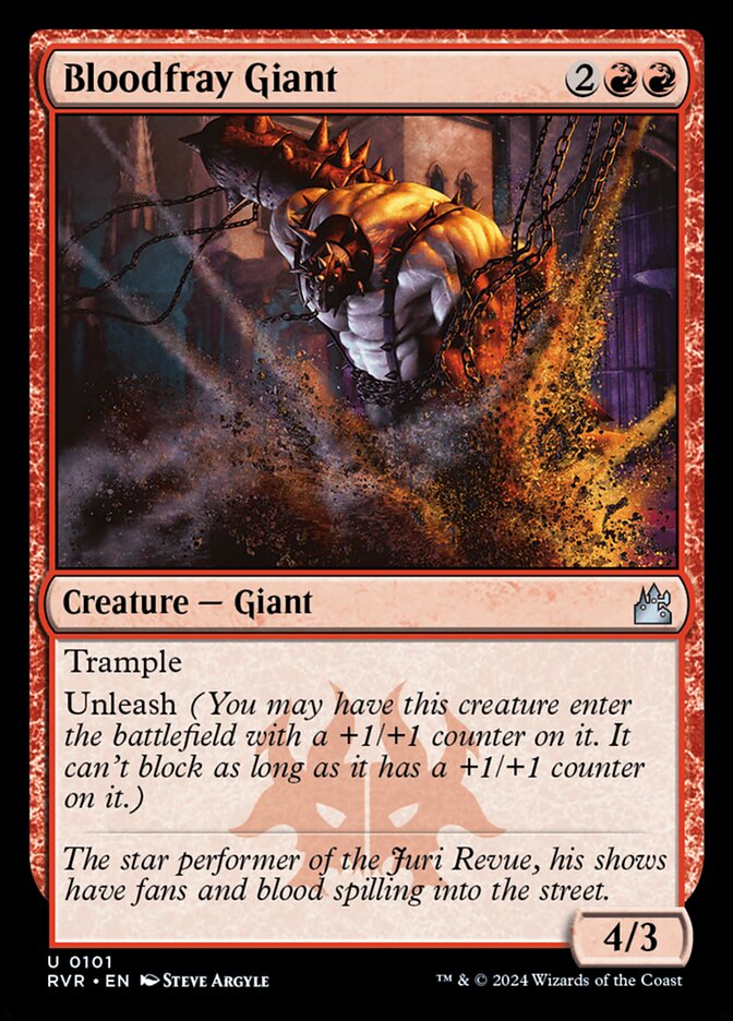 Gigante da Cólera Sanguinária / Bloodfray Giant - Magic: The Gathering - MoxLand