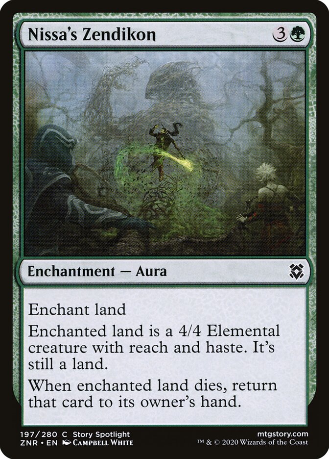 Zendikon de Nissa / Nissa's Zendikon - Magic: The Gathering - MoxLand