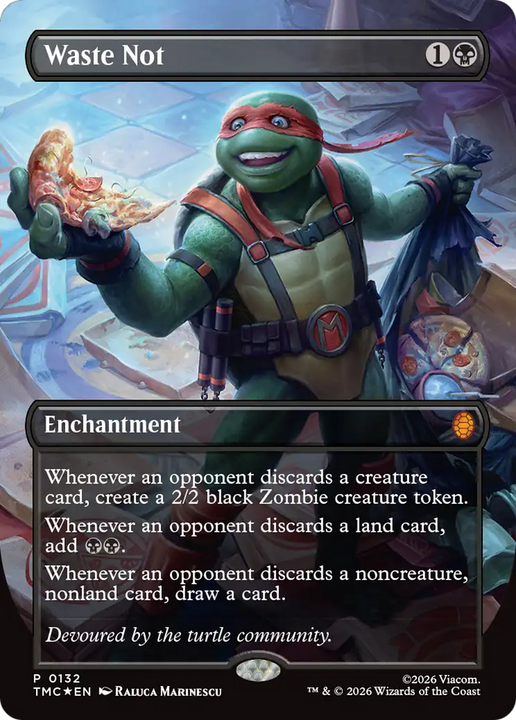 Não Desperdiçar / Waste Not - Magic: The Gathering - MoxLand