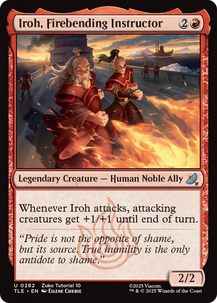 Iroh, Instrutor de Dobra de Fogo / Iroh, Firebending Instructor - Magic: The Gathering - MoxLand