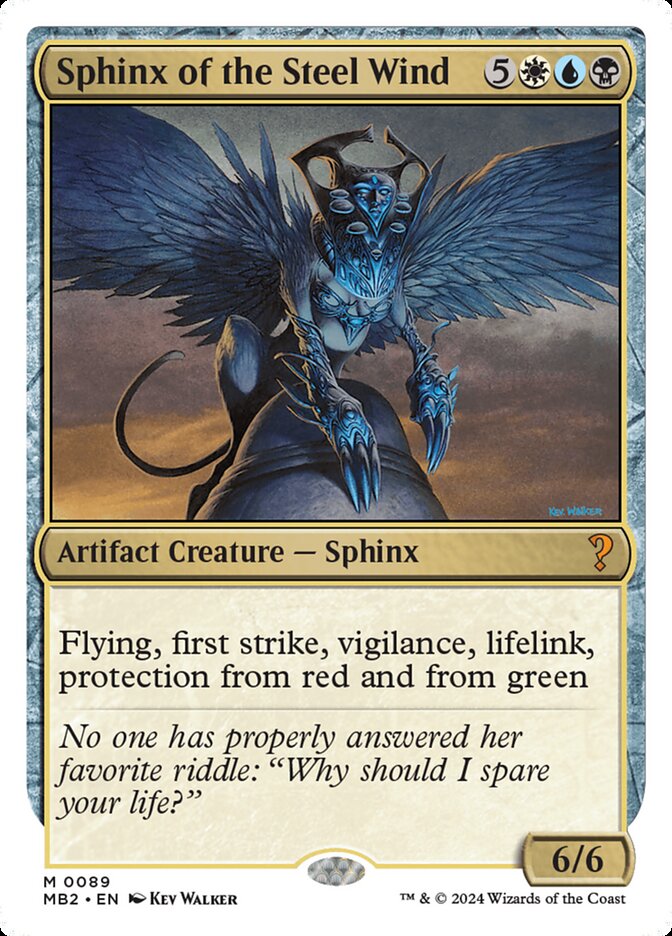 Esfinge do Vento de Aço / Sphinx of the Steel Wind - Magic: The Gathering - MoxLand