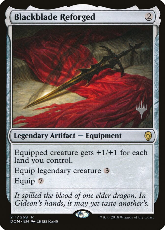 Lâmina Negra Reforjada / Blackblade Reforged - Magic: The Gathering - MoxLand