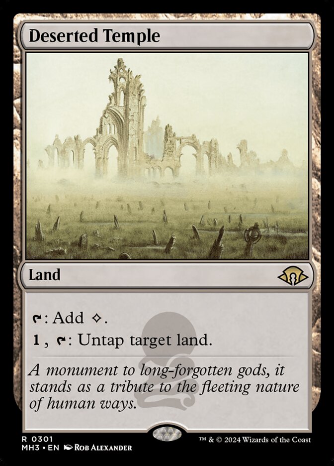 Templo Deserto / Deserted Temple - Magic: The Gathering - MoxLand