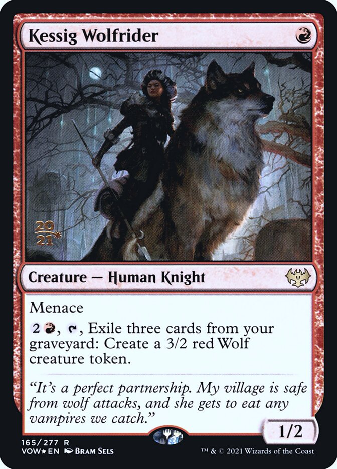 Ginete de Lobo de Kessig / Kessig Wolfrider - Magic: The Gathering - MoxLand