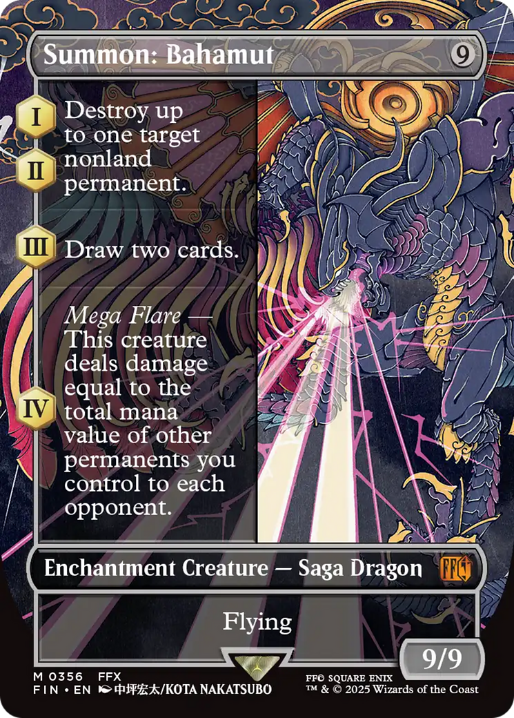 Invocação: Bahamut / Summon: Bahamut - Magic: The Gathering - MoxLand