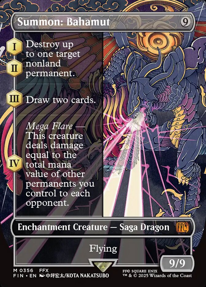 Invocação: Bahamut / Summon: Bahamut - Magic: The Gathering - MoxLand