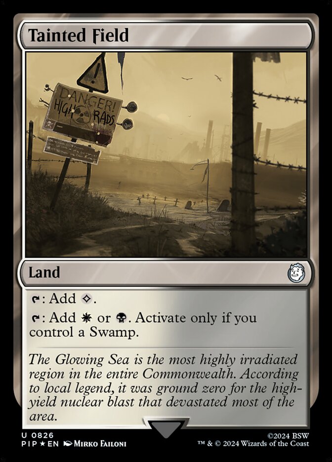 Campo Contaminado / Tainted Field - Magic: The Gathering - MoxLand