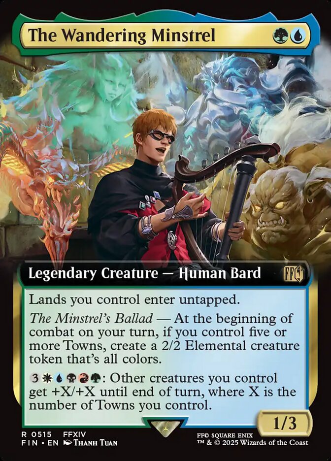 O Menestrel Errante / The Wandering Minstrel - Magic: The Gathering - MoxLand