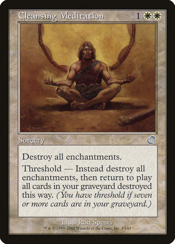 Meditação Purificadora / Cleansing Meditation - Magic: The Gathering - MoxLand