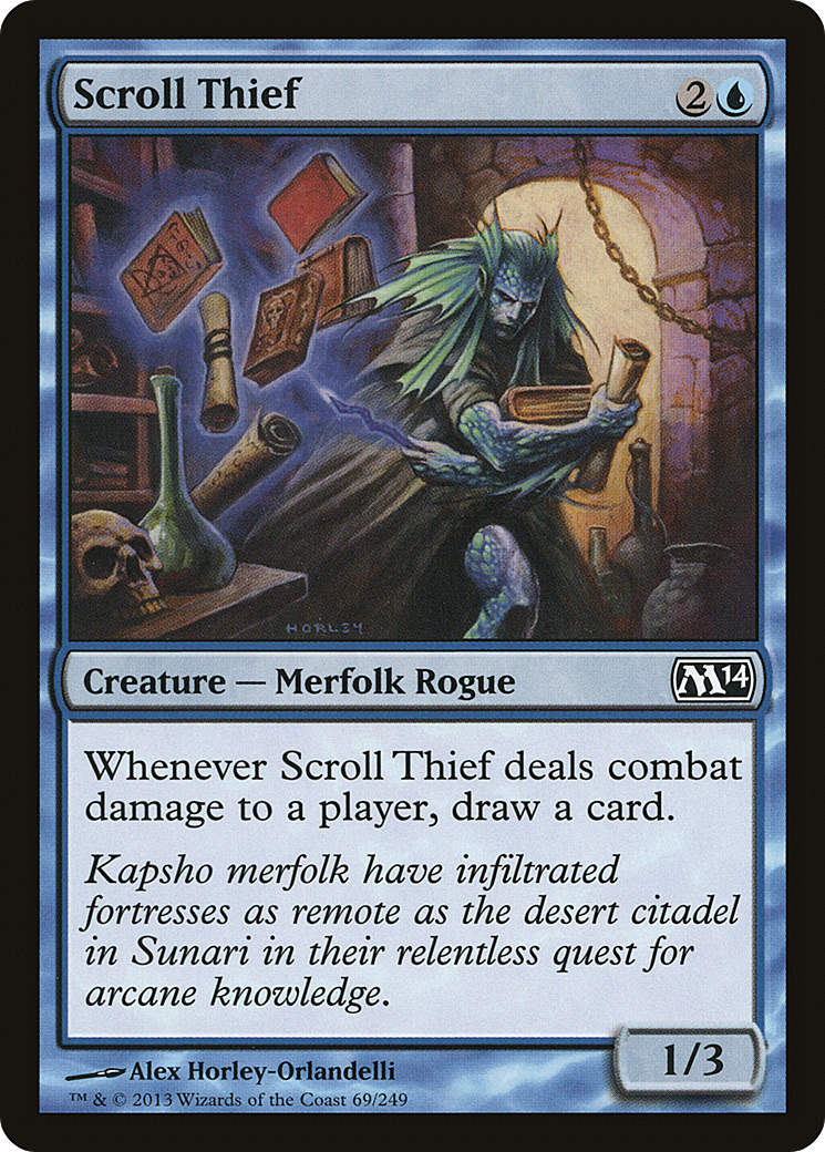 Ladrão de Pergaminho / Scroll Thief - Magic: The Gathering - MoxLand