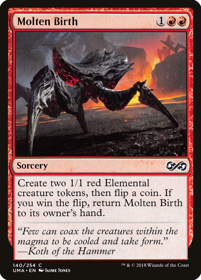 Nascimento Fundente / Molten Birth - Magic: The Gathering - MoxLand