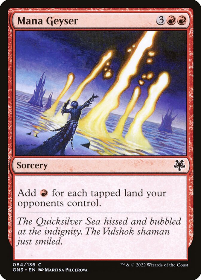 Gêiser de Mana / Mana Geyser - Magic: The Gathering - MoxLand