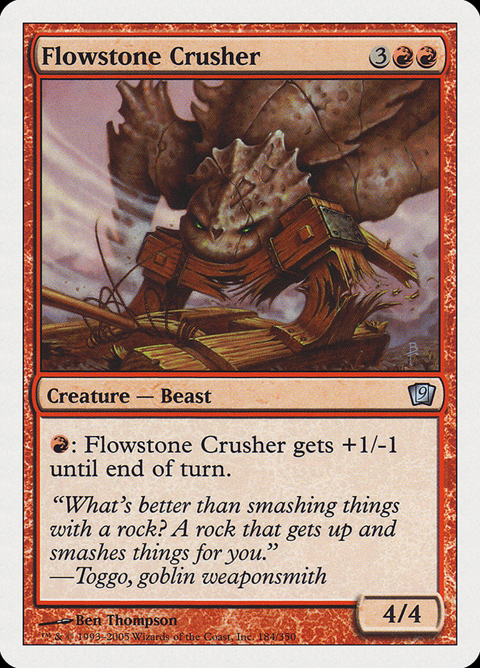 Esmagador de Rochafluente / Flowstone Crusher - Magic: The Gathering - MoxLand