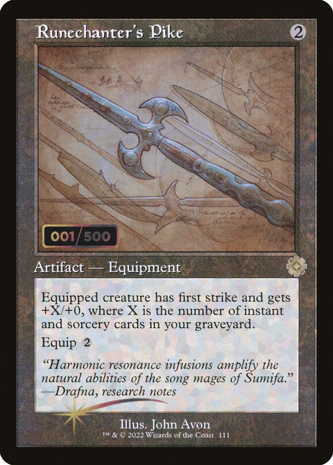 Pique do Trovador Mágico / Runechanter's Pike - Magic: The Gathering - MoxLand