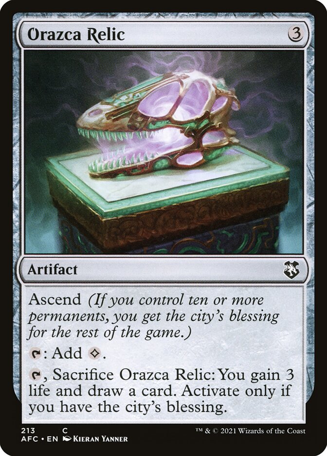 Relíquia de Orazca / Orazca Relic - Magic: The Gathering - MoxLand
