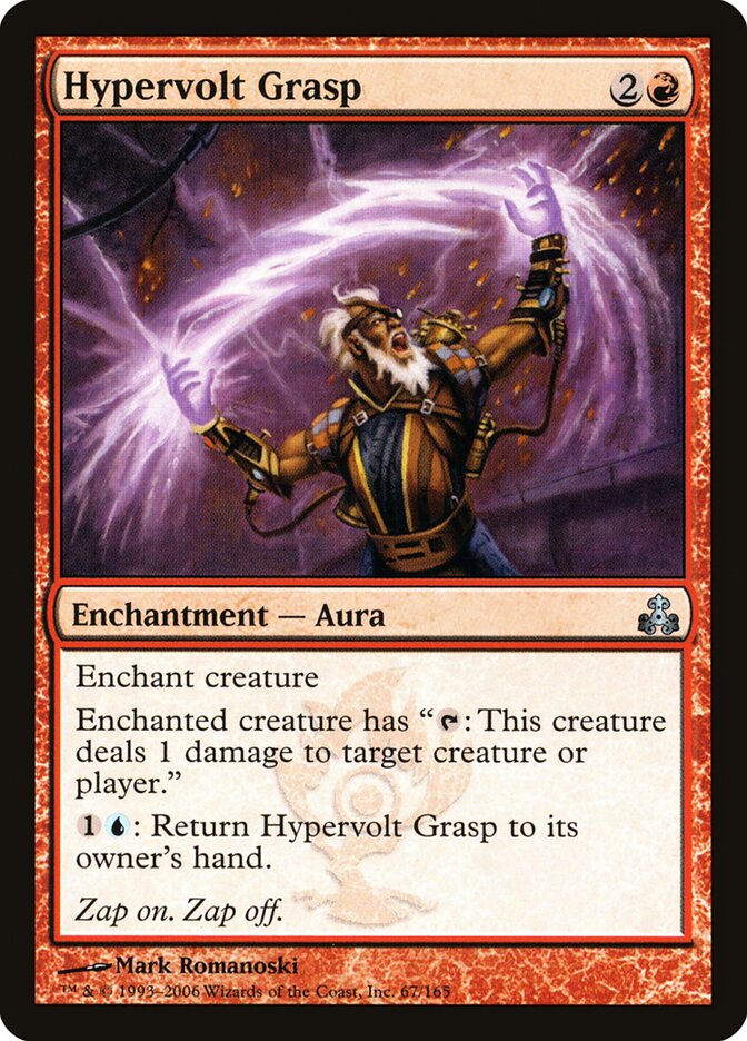 Toque de Hipervolts / Hypervolt Grasp - Magic: The Gathering - MoxLand