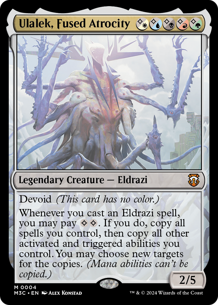 Ulalek, Atrocidade Infundida / Ulalek, Fused Atrocity - Magic: The Gathering - MoxLand
