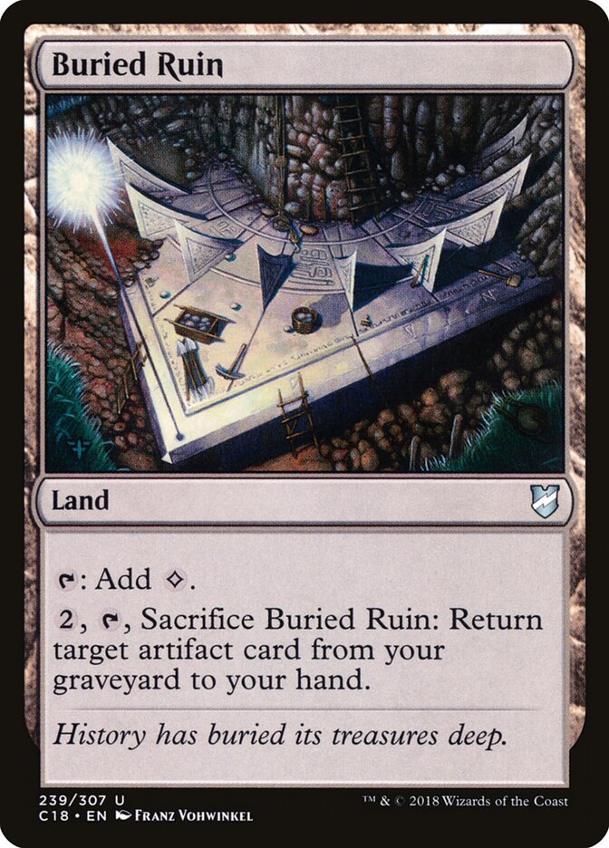 Ruína Enterrada / Buried Ruin - Magic: The Gathering - MoxLand