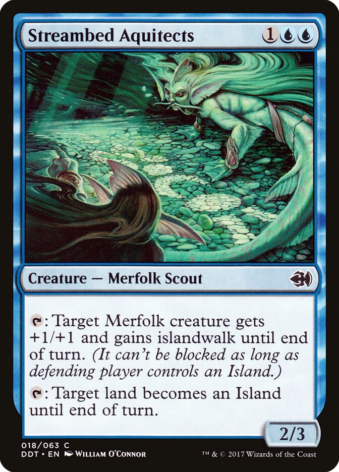 Aquatetos do Leito Fluvia / Streambed Aquitects - Magic: The Gathering - MoxLand