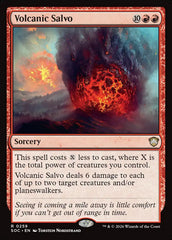Salva Vulcânica / Volcanic Salvo - Magic: The Gathering - MoxLand