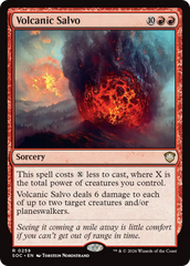 Salva Vulcânica / Volcanic Salvo - Magic: The Gathering - MoxLand