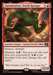 Abomination, World Ravager - Magic: The Gathering - MoxLand