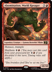 Abomination, World Ravager - Magic: The Gathering - MoxLand
