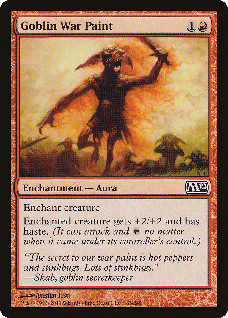 Pintura de Guerra Goblin / Goblin War Paint - Magic: The Gathering - MoxLand