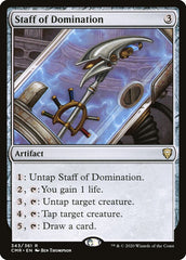 Cajado da Dominação / Staff of Domination - Magic: The Gathering - MoxLand