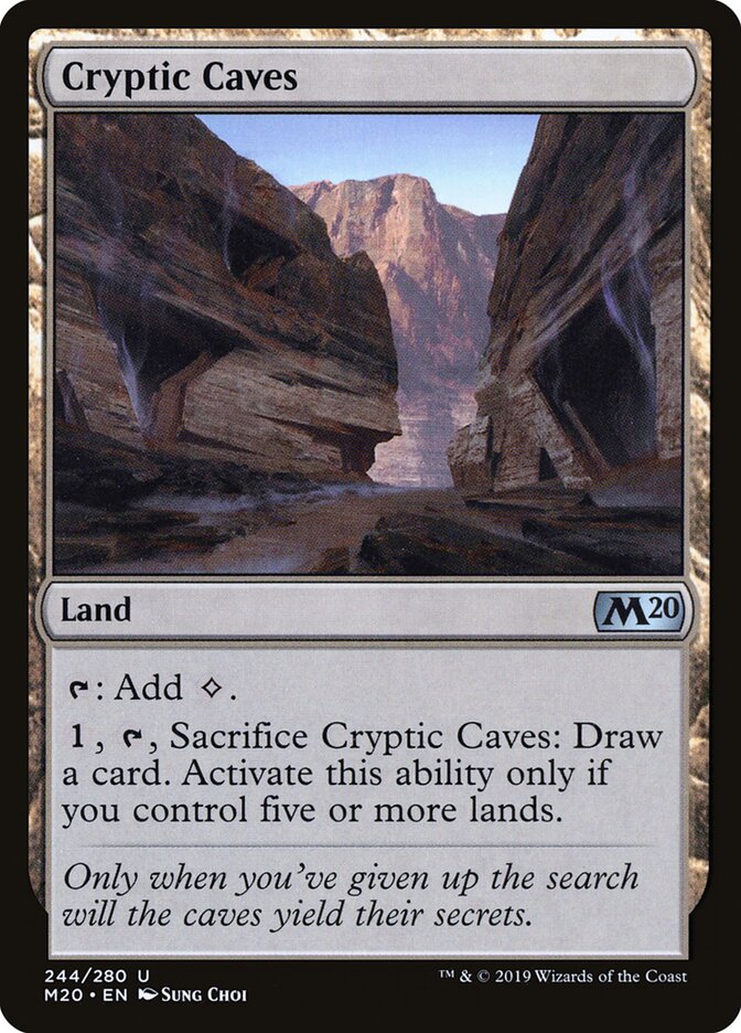 Cavernas Crípticas / Cryptic Caves - Magic: The Gathering - MoxLand