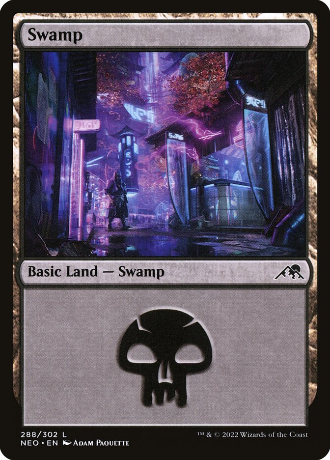 Pântano / Swamp - Magic: The Gathering - MoxLand