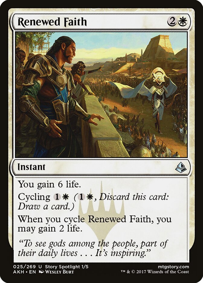 Fé Renovada / Renewed Faith - Magic: The Gathering - MoxLand