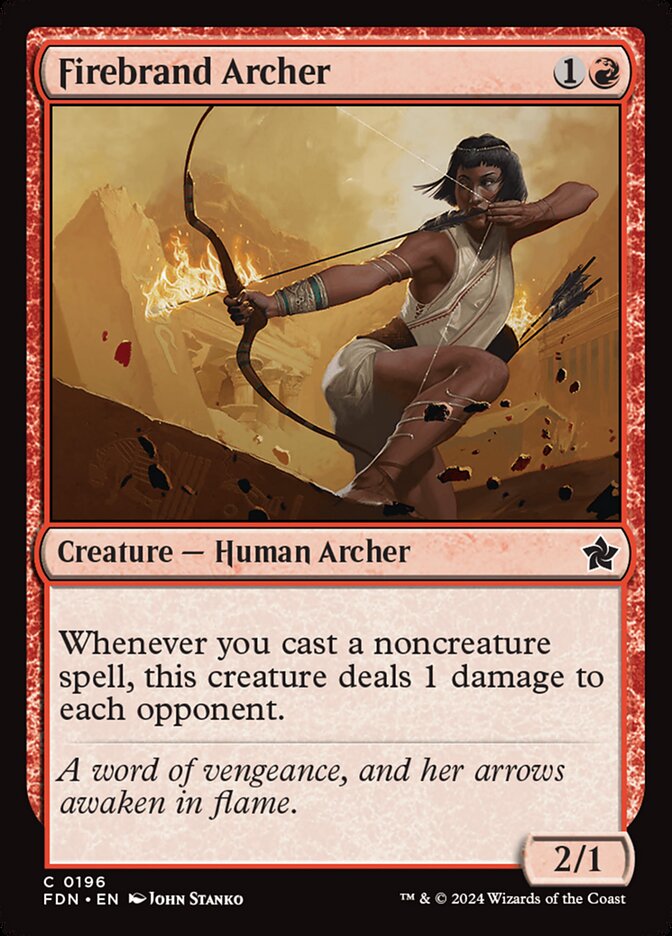 Arqueira Agitadora / Firebrand Archer - Magic: The Gathering - MoxLand