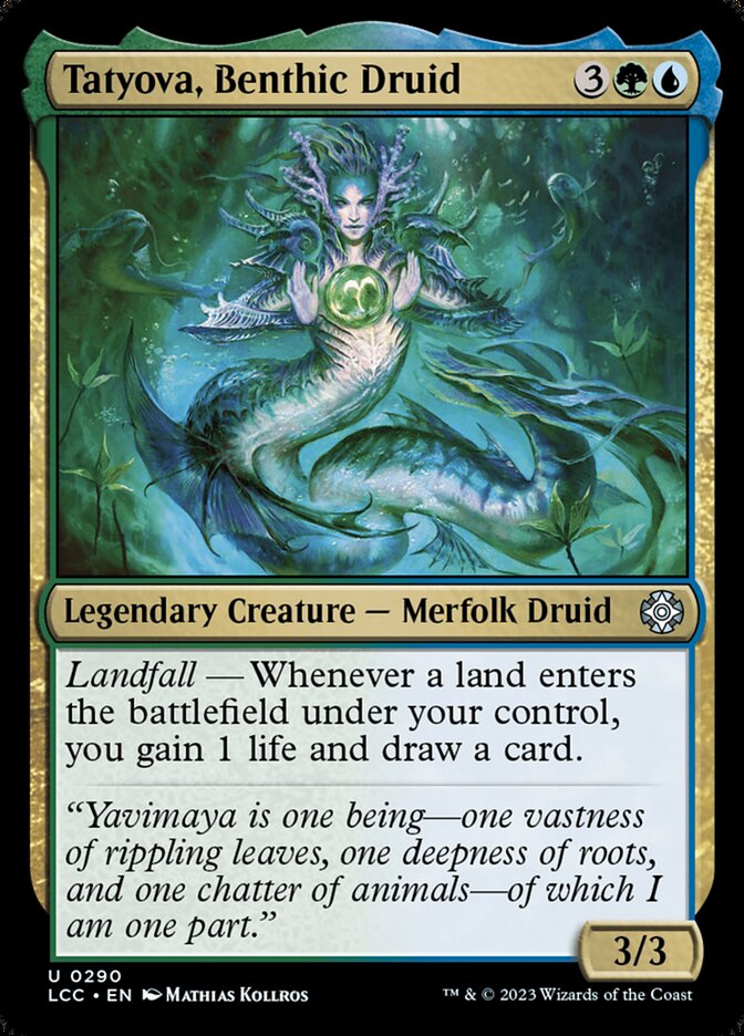 Tatyova, Druida Bêntica / Tatyova, Benthic Druid - Magic: The Gathering - MoxLand