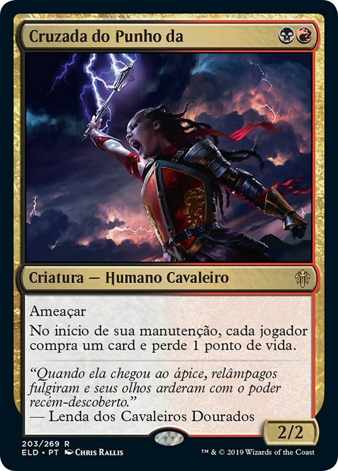 Cruzada do Punho da Tempestade / Stormfist Crusader - Magic: The Gathering - MoxLand