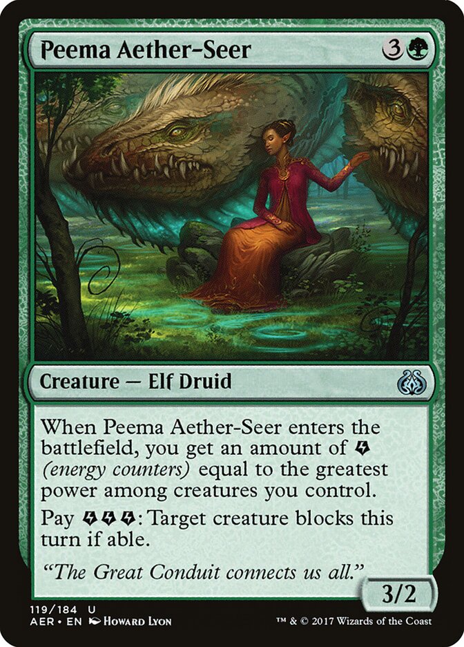 Eteromante de Peema / Peema Aether-Seer - Magic: The Gathering - MoxLand