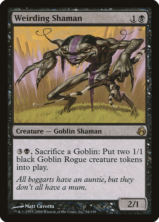 Xamã Bizarro / Weirding Shaman - Magic: The Gathering - MoxLand
