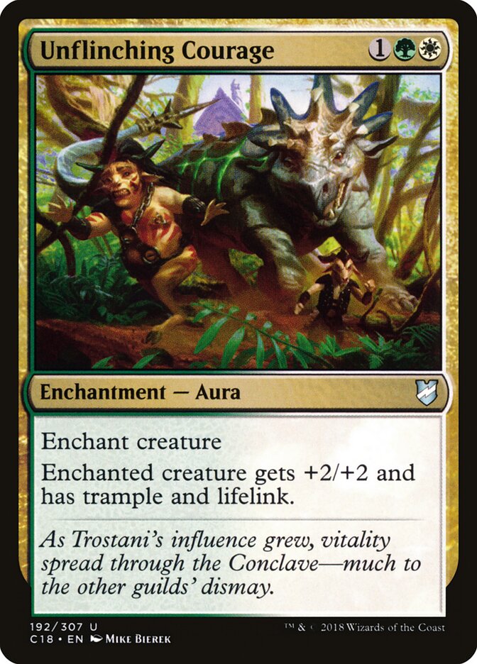 Coragem Inabalável / Unflinching Courage - Magic: The Gathering - MoxLand
