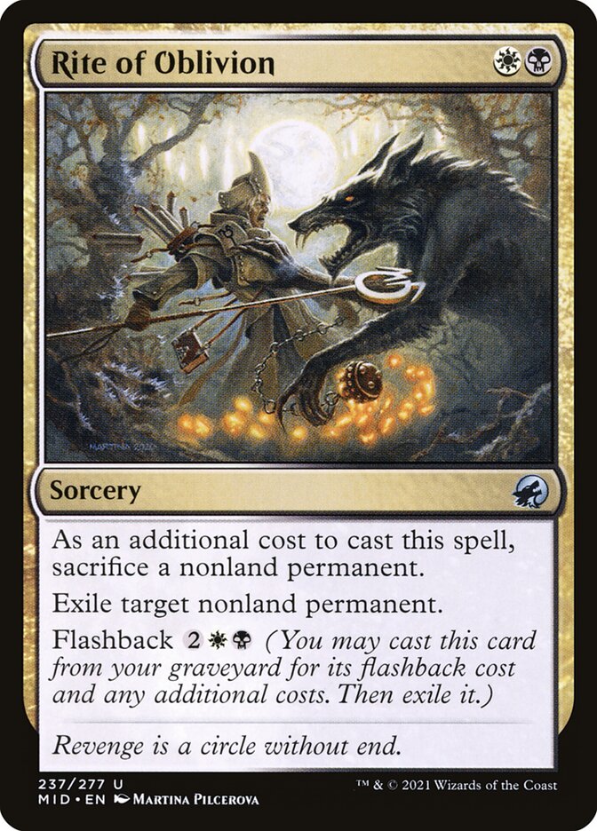 Rito do Oblívio / Rite of Oblivion - Magic: The Gathering - MoxLand