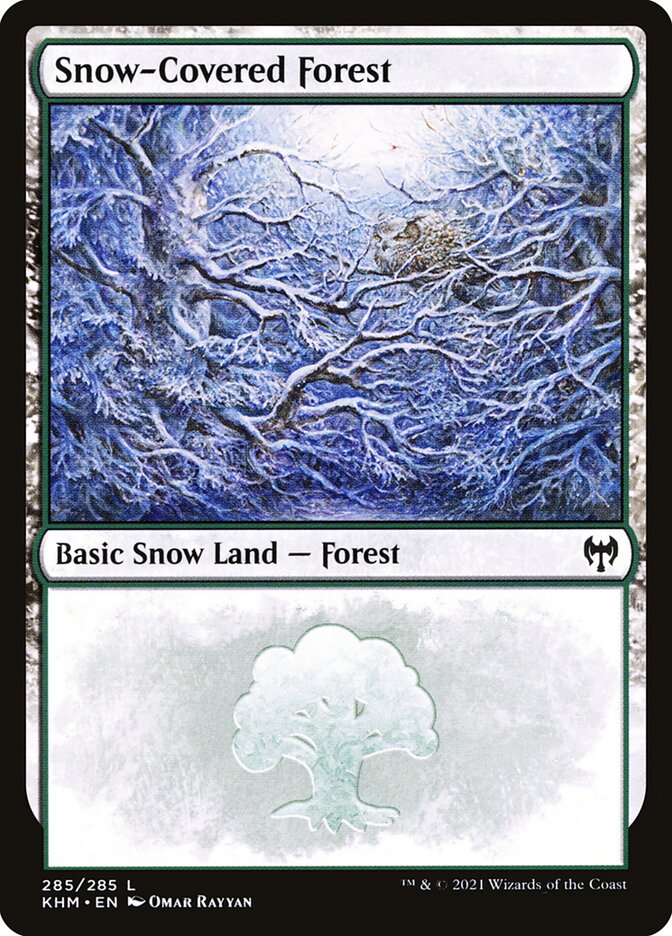 Floresta Nevada / Snow-Covered Forest - Magic: The Gathering - MoxLand