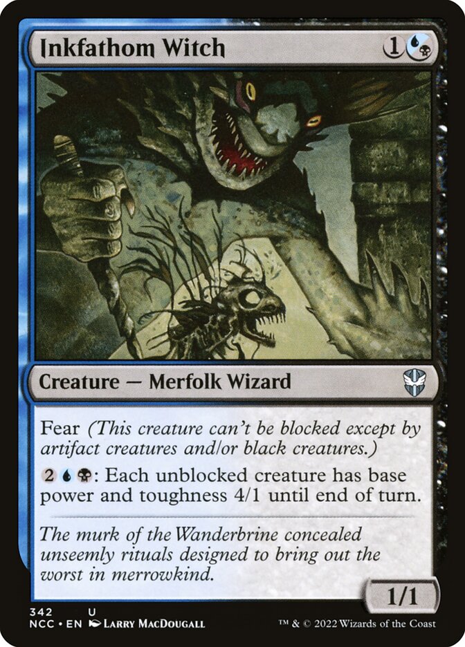 Bruxa Braçatinta / Inkfathom Witch - Magic: The Gathering - MoxLand