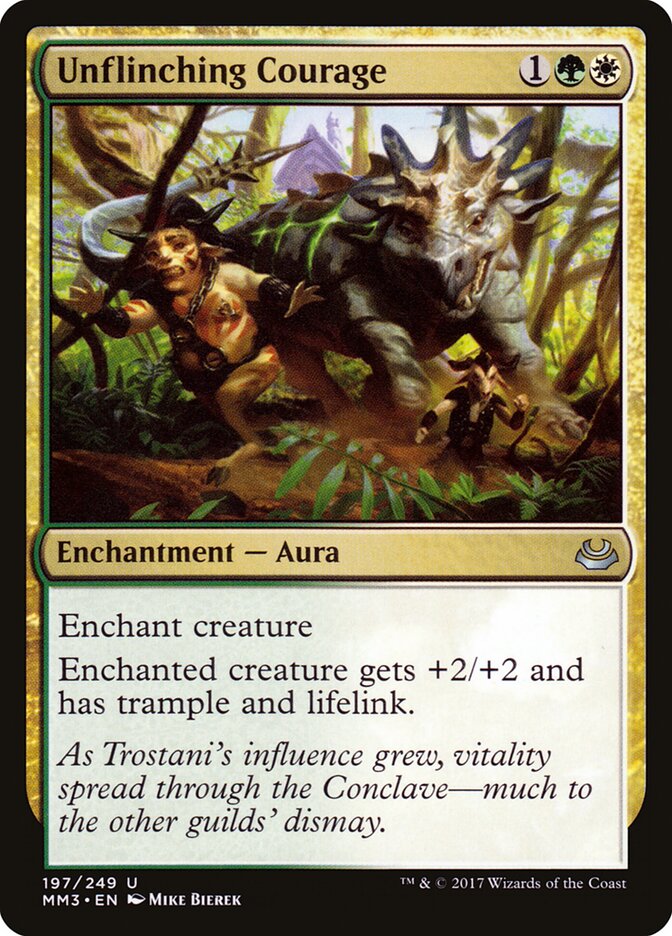 Coragem Inabalável / Unflinching Courage - Magic: The Gathering - MoxLand