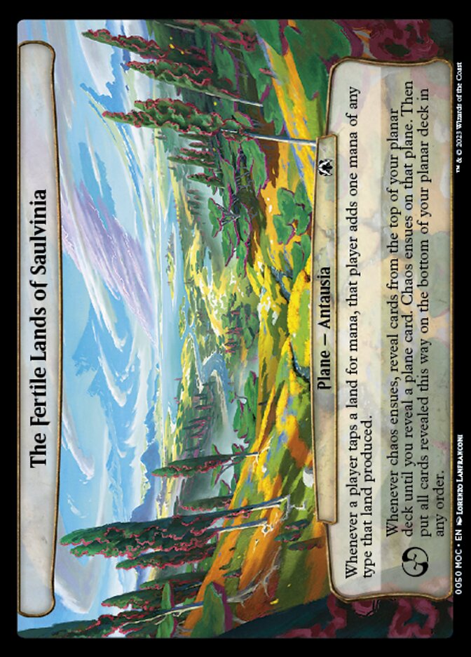 As Terras Férteis de Saulvínia / The Fertile Lands of Saulvinia - Magic: The Gathering - MoxLand