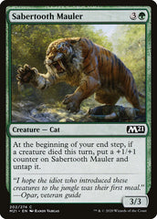 Esmagador Dente-de-sabre / Sabertooth Mauler - Magic: The Gathering - MoxLand