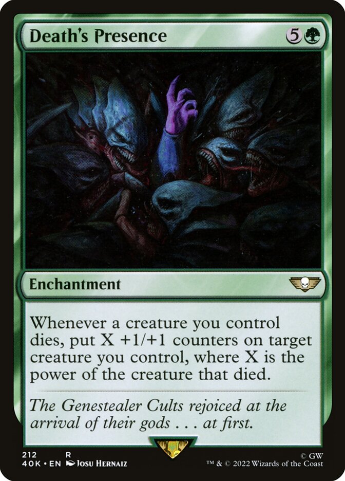 Presença da Morte / Death's Presence - Magic: The Gathering - MoxLand