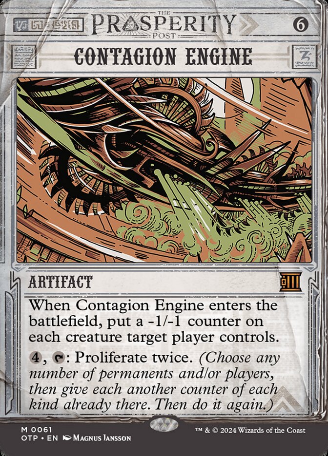 Máquina de Contágio / Contagion Engine - Magic: The Gathering - MoxLand